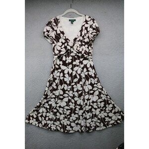 Lauren Ralph Lauren Floral Empire Waist Dress-Size 4-Cottagecore